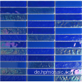 Blaue Streifen gemischte Mosaitfliesen